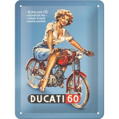 Ducati Retro Motorcycles 60 15x20 Tablica - Szyld Plakat Reklama Logo